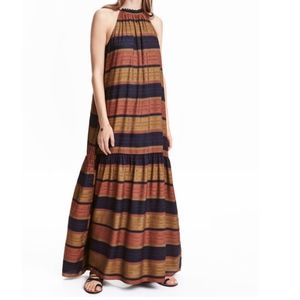 H&M M Stripped Maxi Dress